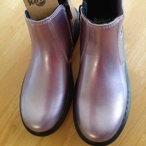 Dr. Martens Sparkle Pink Lavendar Chelsea Boot